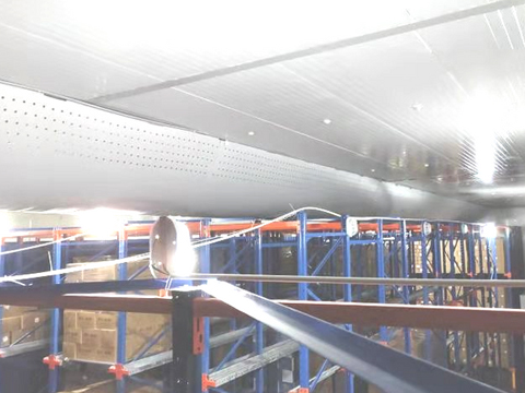 Индивидуальная тканевая система воздуховодов ОВКВ для индустрии холодовой цепи