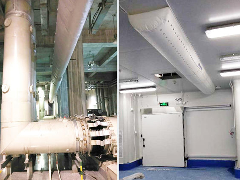 Индивидуальная система текстильных воздуховодов ОВКВ для новой энергетической отрасли
