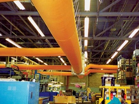 Система воздуховодов HVAC из ткани на заказ для фармацевтической промышленности